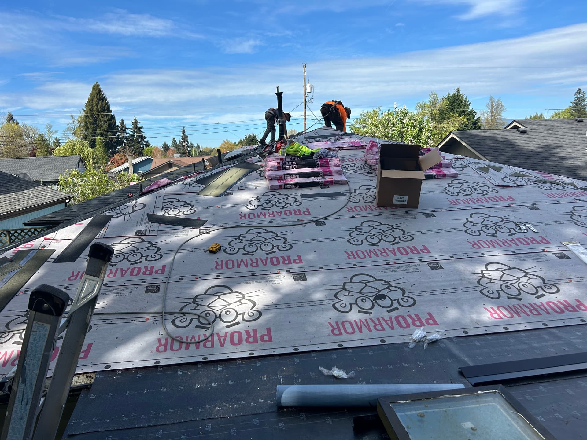 Full Roof Replacement With Rotten Decking and Structural Repairs